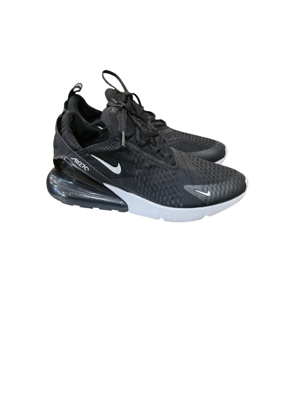 Nike Air Max 270 Men's Sneakers - Black/White Size 11